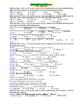 Đề ôn thi vào 10 môn Tiếng anh theo form mới 2025-2026 có đáp án-Đề 3