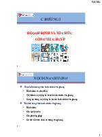 Chương 2 - Hoạch Định và Tổ Chức Công Việc HCVP 211