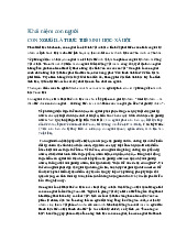 Thuyết Trình Triết Học Về Bản Chất Con Người - Mác Lênin Môn Marketing thương mại Quốc Tế | Trường Đại học Tài chính - Marketing