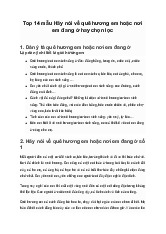 Tập làm văn Lớp 3: Nói về quê hương