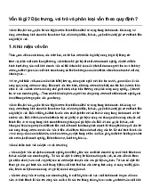 Vốn là gì? Đặc trưng, vai trò và phân loại vốn theo quy định?