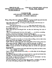 Câu hỏi ôn thi môn Giáo dục quốc phòng - An ninh II Hệ đại học, Cao đẳng chính quy - Kinh tế chính trị Mác Lênin | Trường Đại học Thủ đô Hà Nội