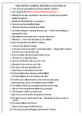 Tổng hợp bài tập viết lại câu có đáp án môn tiếng anh cơ bản 2 | Học viện tài chính