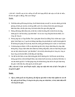 Tổng hợp các câu hỏi ôn tập môn Chủ nghĩa xã hội khoa học | Đại học Kinh tế Quốc dân