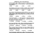 Đề kiểm tra môn Vật lý đại cương 2  | Trường Đại học Bách Khoa Hà Nội