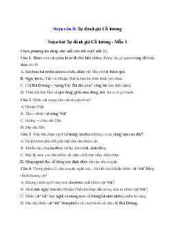 Soạn bài: Tự đánh giá: Cố hương Ngữ Văn 8 | Cánh diều