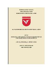 Chiến lược cạnh tranh của tập đoàn Vingroup lĩnh vực công nghiệp trong giai đoạn hiện nay | Bài tiểu