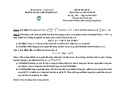 Đề toán cuối kì số 2   - Môn Toán cho các nhà kinh tế | Đại học Kinh Tế Quốc Dân