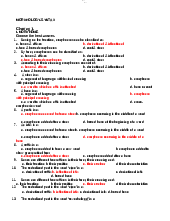 Multiple choice morphosyntax - Hình thái - Cú pháp học | Đại học Mở Thành phố Hồ Chí Minh
