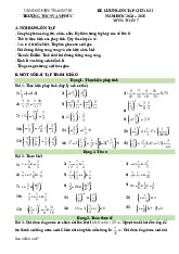 Đề cương giữa kì 1 Toán 7 năm 2024 – 2025 trường THCS Vạn Phúc – Hà Nội