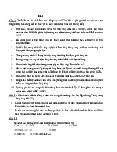 Đề số 5 - Môn Kinh tế vĩ mô - Đại Học Kinh Tế - Đại học Đà Nẵng