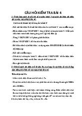 Câu hỏi kiểm tra Môn Thí nghiệm vật lý 2 | Đại học Sư phạm Kỹ thuật Thành phố Hồ Chí Minh