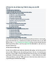 Kế toán tài sản cố định: Công việc và Yêu cầu Chi tiết cho Doanh nghiệp | Môn Kế toán doanh nghiệp - Trường Cao đẳng Công nghệ Tây Nguyên