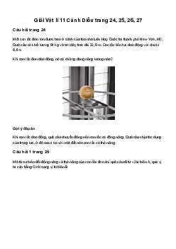 Giải Vật lí 11 Bài 3: Năng lượng trong dao động điều hòa | Cánh diều