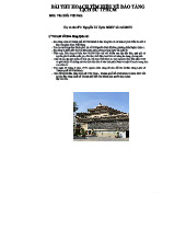 Tìm Hiểu Bảo Tàng Lịch Sử TPHCM - Nguyễn Tú Uyên - 221A32007