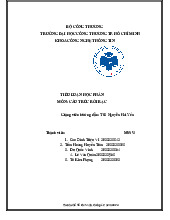 Thuật Toán Dijkstra và Ứng Dụng | Tiểu luận Môn Cấu trúc rời rạc - Trường Cao đẳng Công thương Thành phố Hồ Chí Minh