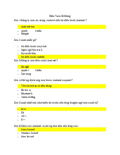 Bài tập trắc nghiệm môn Điện toán di động  | Trường đại học kinh doanh và công nghệ Hà Nội