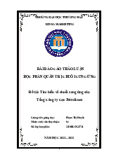 Tìm hiểu về chuỗi cung ứng của Tổng Công ty Gas Petrolimex | Bài thảo luận quản trị chuỗi cung ứng