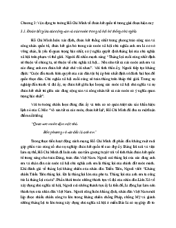 Vận dụng tư tưởng Hồ Chí Minh về đoàn kết quốc tế trong giai đoạn hiện nay | Tư tưởng Hồ Chí Minh | Đại học Thương mại