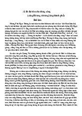 Sông Hương ở Trong Lòng Thành Phố Huế - Ngữ Văn 11