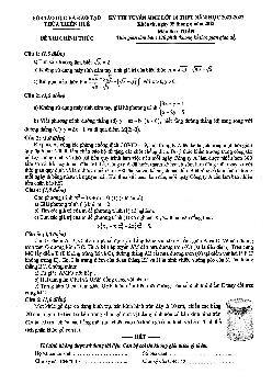 Đề tuyển sinh lớp 10 môn Toán năm 2021 – 2022 sở GD&ĐT Thừa Thiên Huế