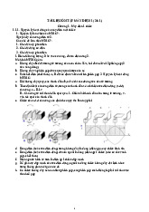 Tài liệu ôn tập môn Máy điện 1 | Trường Đại học Bách Khoa Hà Nội