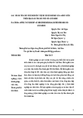 Các nhân tố ảnh hưởng đến ý định khởi nghiệp của sinh viên tại TP.HCM | Kinh tế vĩ mô | Trường Đại học kinh tế Thành Phố Hồ Chí Minh