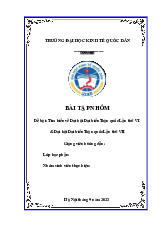 Tìm hiểu về Đại hội Đại biểu Toàn quốc Lần thứ VI & Đại hội Đại biểu Toàn quốc Lần thứ VII | Bài tập nhóm môn Lịch sử đảng cộng sản Việt Nam