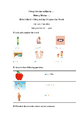 Đề thi giữa kỳ học kỳ 1 môn Tiếng Anh lớp 2 năm học 2024 - 2025 - Explore Our World | Bộ sách Cánh diều
