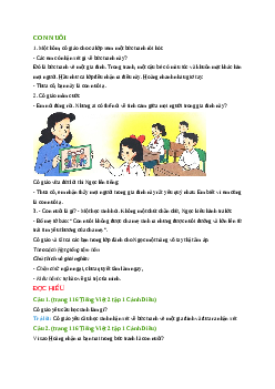 Giải SGK môn Tiếng việt 2 - Bài 14: Con nuôi(3) | Cánh Diều