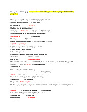 Bộ câu hỏi trắc nghiệm có đáp án ôn tập môn Marketing căn bản | Trường đại học Mở Hà Nội