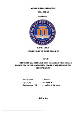 Các Yếu Tố Ảnh Hưởng Đến Đổi Mới Sản Phẩm | Bài thảo luận Phương pháp nghiên cứu khoa học