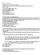 Bài tập Toán Xác suất – Thống kê  Chương 11 | Đại học Nội Vụ Hà Nội