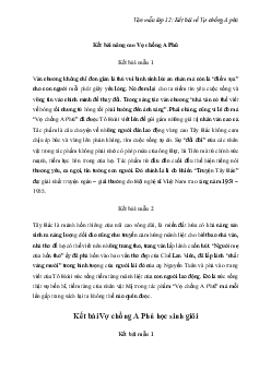 TOP 98 mẫu kết bài về Vợ chồng A phủ hay nhất | Văn mẫu 12