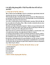 Các triều đại phong kiến ở Việt Nam đều theo thể chế nào sau đây