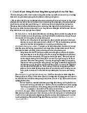 Các yếu tố ảnh hưởng đến hoạt động thương mại quốc tế của Việt Nam môn Kinh tế và phát triển nông thôn  | Học viện Nông nghiệp Việt Nam