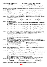 Đề Thi Thử Tốt Nghiệp 2025 Vật Lí Sở GD Lạng Sơn Giải Chi Tiết