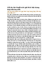 Viết văn bản thuyết minh giải thích hiện tượng thủy triều hay nhất