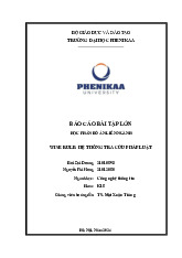 Hệ thống tra cứu pháp luật | Báo cáo bài tập lớn học phần Đồ án liên ngành | Trường Đại học Phenikaa