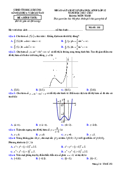Đề thi thử THPT Quốc gia năm 2023 môn Toán Sở GD&ĐT Hải Dương