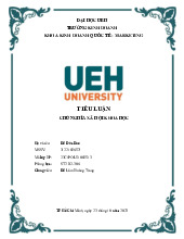 Đề cương môn Chủ nghĩa xã hội khoa học  - trường đại học kinh tế thành phố Hồ chí minh.