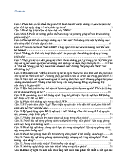 Đề cương câu hỏi lý thuyết ôn tập môn Giao dịch và đàm phán trong kinh doanh có gợi ý trả lời