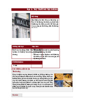 Môn Thị trường và các định chế tài chính - Đại Học Kinh Tế - Đại học Đà Nẵng