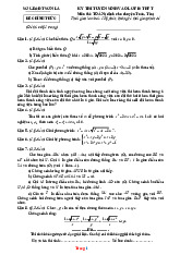 Đề Thi Tuyển Sinh 10 Toán Chuyên Sở GD Sơn La 2025-2026 Có Đáp Án