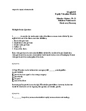 Additional Questions on Equity Valuation Models | Môn Tiếng anh - Trường Cao đẳng Công nghệ Tây Nguyên