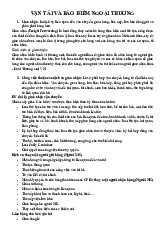 Tài liệu Môn Vận tải và bảo hiểm ngoại thương | Đại học Cần Thơ