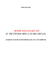 Hướng Dẫn Giải Bài Tập Lý Thuyết Đàn Hồi | Môn Cơ học kết cấu - Đại học Xây Dựng Hà Nội