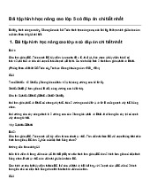 Bài tập hình học nâng cao lớp 5 có đáp án chi tiết nhất
