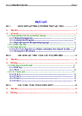 Giáo trình môn Lập trình C căn bản | trường Đại học Huế