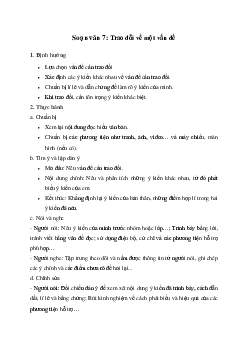 Trao đổi về một vấn đề | Soạn văn 7 Cánh diều